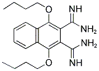 2,3-DIAMIDINO-1,4-DI(N-BUTOXY)NAPHTHALENE Struktur