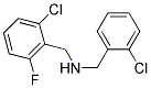 N-(2-CHLOROBENZYL)-1-(2-CHLORO-6-FLUOROPHENYL)METHANAMINE Struktur