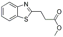 METHYL 3-(1,3-BENZOTHIAZOL-2-YL)PROPANOATE Struktur