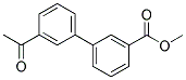 METHYL 3'-ACETYL[1,1'-BIPHENYL]-3-CARBOXYLATE Struktur