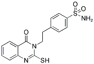 4-[2-(2-MERCAPTO-4-OXOQUINAZOLIN-3(4H)-YL)ETHYL]BENZENESULFONAMIDE Struktur