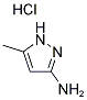 5-METHYL-1H-PYRAZOL-3-AMINE HYDROCHLORIDE Struktur