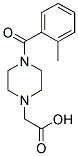 [4-(2-METHYL-BENZOYL)-PIPERAZIN-1-YL]-ACETIC ACID Struktur