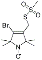 4-BROMO-(1-OXYL-2,2,5,5-TETRAMETHYL-DELTA3-PYRROLINE-3-METHYL) METHANETHIOSULFONATE Struktur