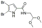 4,5-DIBROMO-N-(2,2-DIMETHOXYETHYL)-1H-PYRROLE-2-CARBOXAMIDE Struktur