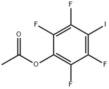 2,3,5,6-TETRAFLUORO-4-IODOPHENYL ACETATE Struktur