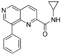 N-CYCLOPROPYL-8-PHENYL-1,6-NAPHTHYRIDINE-2-CARBOXAMIDE Struktur