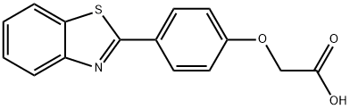 (4-BENZOTHIAZOL-2-YL-PHENOXY)-ACETIC ACID Struktur