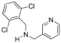 N-(2,6-DICHLOROBENZYL)-N-(PYRIDIN-3-YLMETHYL)AMINE Struktur