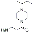 3-AMINO-1-(4-SEC-BUTYL-PIPERAZIN-1-YL)-PROPAN-1-ONE Struktur