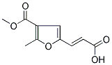 (2E)-3-[4-(METHOXYCARBONYL)-5-METHYL-2-FURYL]ACRYLIC ACID Struktur