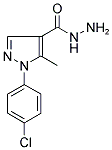 1-(4-CHLORO-PHENYL)-5-METHYL-1H-PYRAZOLE-4-CARBOXYLIC ACID HYDRAZIDE Struktur