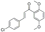 4-CHLORO-2',5'-DIMETHOXYCHALCONE Struktur