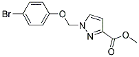 1-(4-BROMO-PHENOXYMETHYL)-1 H-PYRAZOLE-3-CARBOXYLIC ACID METHYL ESTER Struktur