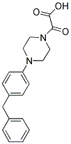 [4-(4-BENZYLPHENYL)PIPERAZIN-1-YL](OXO)ACETIC ACID Struktur