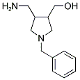 (4-AMINOMETHYL-1-BENZYL-PYRROLIDIN-3-YL)-METHANOL Struktur