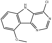 1-CHLORO-5-METHOXY-9H-2,4,9-TRIAZA-FLUORENE Struktur