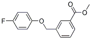 3-(4-FLUORO-PHENOXYMETHYL)-BENZOIC ACID METHYL ESTER Struktur