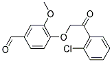 4-[2-(2-CHLORO-PHENYL)-2-OXO-ETHOXY]-3-METHOXY-BENZALDEHYDE Struktur