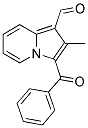 3-BENZOYL-2-METHYL-INDOLIZINE-1-CARBALDEHYDE Struktur