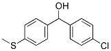 4-CHLORO-4'-(METHYLTHIO)BENZHYDROL Struktur