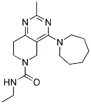 4-AZEPAN-1-YL-N-ETHYL-2-METHYL-7,8-DIHYDROPYRIDO[4,3-D]PYRIMIDINE-6(5H)-CARBOXAMIDE Struktur