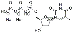 THYMIDINE 5'-TRIPHOSPHATE, DISODIUM SALT, [ALPHA-33P] Struktur