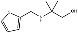 2-METHYL-2-((THIEN-2-YLMETHYL)AMINO)PROPAN-1-OL Struktur