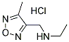 ETHYL-(4-METHYL-FURAZAN-3-YLMETHYL)-AMINE HYDROCHLORIDE Struktur