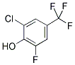 2-CHLORO-6-FLUORO-4-(TRIFLUOROMETHYL)PHENOL Struktur