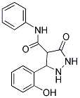 3-(2-HYDROXYPHENYL)-5-OXO-N-PHENYLPYRAZOLIDINE-4-CARBOXAMIDE Struktur