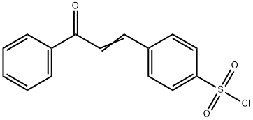 4-(3-OXO-3-PHENYL-PROPENYL)-BENZENESULFONYL CHLORIDE Struktur