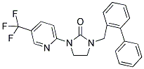 1-(1,1'-BIPHENYL-2-YLMETHYL)-3-[5-(TRIFLUOROMETHYL)PYRIDIN-2-YL]IMIDAZOLIDIN-2-ONE Struktur