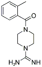 4-(2-METHYL-BENZOYL)-PIPERAZINE-1-CARBOXAMIDINE Struktur