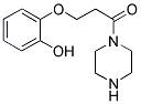 3-(2-HYDROXY-PHENOXY)-1-PIPERAZIN-1-YL-PROPAN-1-ONE Struktur