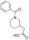 (1-BENZOYL-3-PIPERIDINYL)ACETIC ACID Struktur