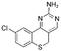 9-CHLORO-5H-THIOCHROMENO[4,3-D]PYRIMIDIN-2-AMINE Struktur