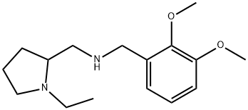 (2,3-DIMETHOXY-BENZYL)-(1-ETHYL-PYRROLIDIN-2-YLMETHYL)-AMINE Struktur