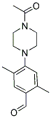 4-(4-ACETYLPIPERAZIN-1-YL)-2,5-DIMETHYLBENZALDEHYDE Struktur