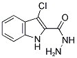 3-CHLORO-1H-INDOLE-2-CARBOHYDRAZIDE Struktur