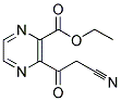 3-(2-CYANO-ACETYL)-PYRAZINE-2-CARBOXYLIC ACID ETHYL ESTER Struktur