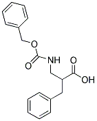 2-(BENZYLOXYCARBONYLAMINO-METHYL)-3-PHENYL-PROPIONIC ACID Struktur