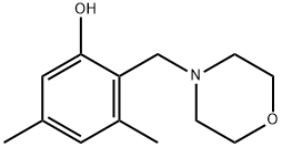 3,5-DIMETHYL-2-(MORPHOLINOMETHYL)BENZENOL Struktur