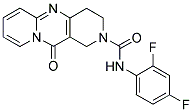 N-(2,4-DIFLUOROPHENYL)-11-OXO-4,11-DIHYDRO-1H-DIPYRIDO[1,2-A:4',3'-D]PYRIMIDINE-2(3H)-CARBOXAMIDE Struktur