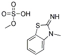 3-METHYL-1,3-BENZOTHIAZOL-2(3H)-IMINE WITH SULFURIC ACID MONOMETHYL ESTER Struktur