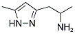 1-METHYL-2-(5-METHYL-1H-PYRAZOL-3-YL)-ETHYLAMINE Struktur