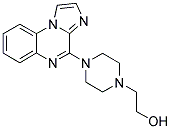 2-(4-IMIDAZO[1,2-A]QUINOXALIN-4-YLPIPERAZIN-1-YL)ETHANOL Struktur