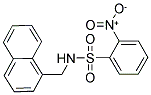 (NAPHTHYLMETHYL)((2-NITROPHENYL)SULFONYL)AMINE Struktur