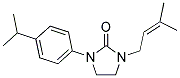 1-(4-ISOPROPYLPHENYL)-3-(3-METHYLBUT-2-ENYL)IMIDAZOLIDIN-2-ONE Struktur