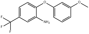 2-(3-METHOXY-PHENOXY)-5-TRIFLUOROMETHYL-PHENYLAMINE Struktur